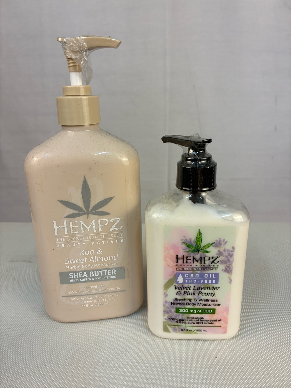 NEW Set of 2 Hempz Lotions